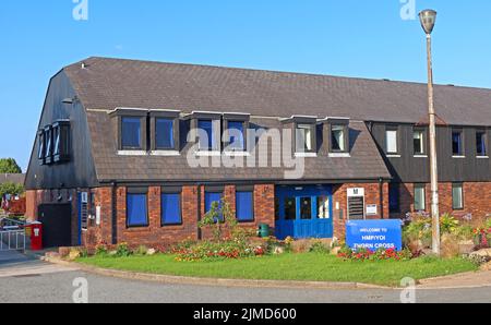 HMP Thorn Cross, öffentliche Gefängnisse, Appleton Thorn Village, South Warrington, Cheshire, ENGLAND, GROSSBRITANNIEN, WA4 4SN Stockfoto