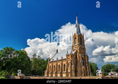 Kirche der Geburt der seligen Jungfrau Maria. Kirche der Geburt der seligsten Jungfrau Maria in Litauen Stockfoto