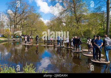 Keukenhof-Gärten in lisse, niederlande Stockfoto