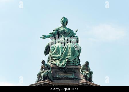 Statue der österreichischen Kaiserin Maria Theresia in Wien Stockfoto