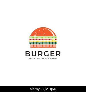 Ein Vektorlogo von Burger Place Stock Vektor