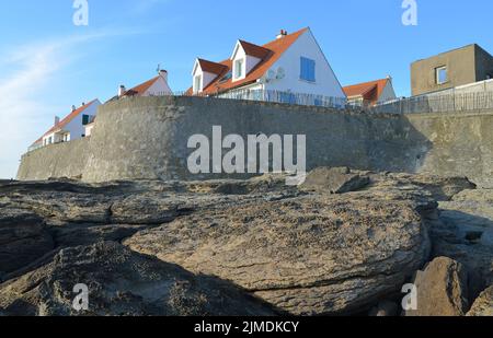 Opal Coast zwischen Ambleteuse und Audresselles Stockfoto