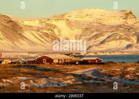 Der wunderschöne Arnarstapi auf der Snaefellsness Halbinsel, Island, Europa Stockfoto
