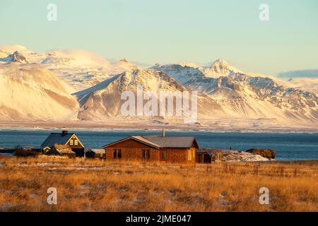 Der wunderschöne Arnarstapi auf der Snaefellsness Halbinsel, Island, Europa Stockfoto