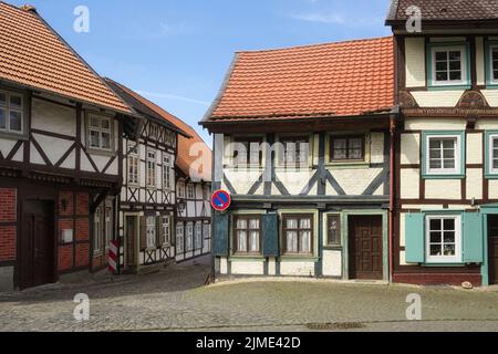 Hornburg - Historische Altstadt, Deutschland Stockfoto