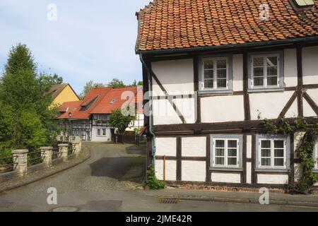 Hornburg - Historische Altstadt, Deutschland Stockfoto