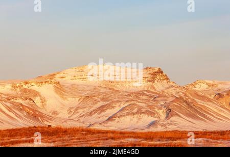 Landschaft in der Region Arnarstapi, Snaefellsness Halbinsel, Island, Europa Stockfoto