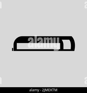 Vektorsymbol Eisenschneider. Eisenschneider. SYMBOL schwarz. Stock Vektor
