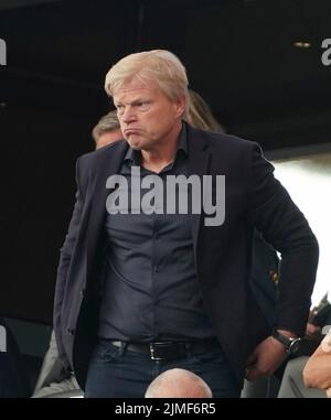 5.. August 2022, Deutsche Bank Park, Frankfurt, GER, 1. FBL, Eintracht Frankfurt vs FC Bayern München, DFL-Vorschriften verbieten die Verwendung von Fotografien als Bildsequenzen und/oder quasi-Video. Im Bild Oliver Kahn Stockfoto