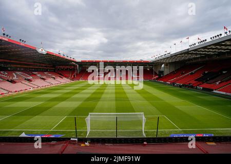 Allgemeine Innenansicht der Bramall Lane, Heimstadion von Sheffield United Stockfoto