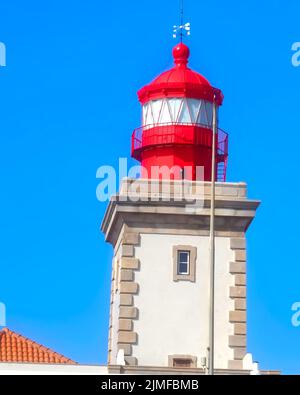 Leuchtturm Cabo da Roca auf den Parques de Sintra in Portugal Stockfoto