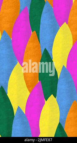 Sommer Social Media Story Template Promotional Content Hintergrund für Poster Einladung und Cover mit tropischen Blättern und Blumen Stock Vektor