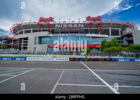 Nashville, TN, USA. 5.. August 2022. Die Straßen von Nashville ist Gastgeber der INDYCAR-SERIE für den Big Machine Music City Grand Prix in Nashville, TN, USA. (Bild: © Walter G. Arce Sr./ZUMA Press Wire) Stockfoto