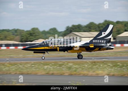 Luftwaffe der Republik Korea, „Black Eagles“, Aerobatic Display-Team beim Royal International Air Tattoo Stockfoto