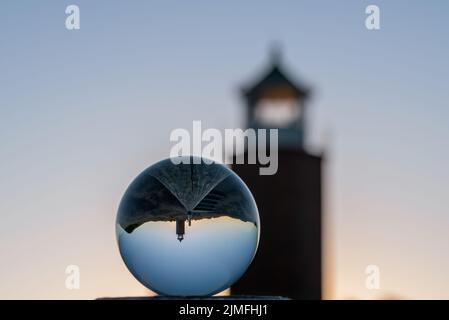 Lensball Fotografie Stockfoto