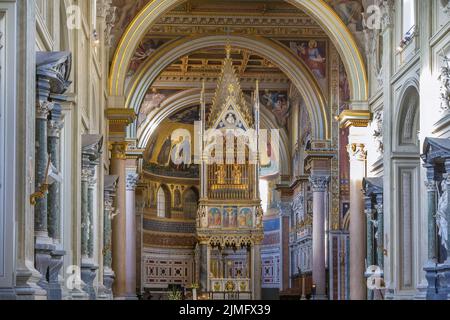 Archbasilika des Hl. Johannes im Lateran, Rom, Italien Stockfoto