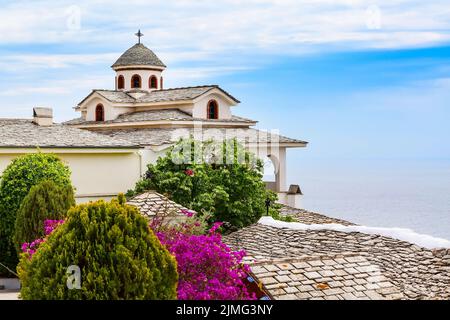 Kloster des Erzengels Michael, Insel Thassos, Griechenland Stockfoto