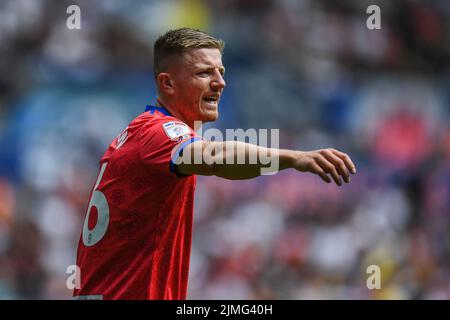 Swansea, Großbritannien. 06. August 2022. Scott Wharton (16) von Blackburn Rovers während des Spiels in Swansea, Vereinigtes Königreich am 8/6/2022. (Foto von Mike Jones/News Images/Sipa USA) Quelle: SIPA USA/Alamy Live News Stockfoto