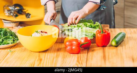 Gesunde Ernährung veganer Lebensstil frisches Gemüse Stockfoto