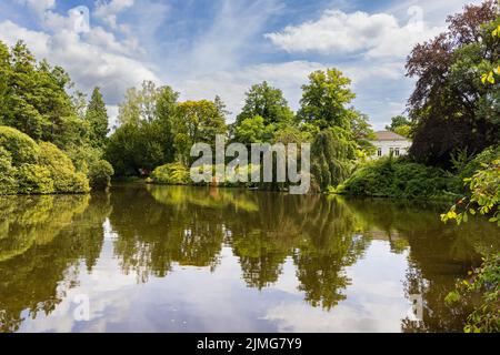 Schlosspark und Garten in Oldenburg in Niedersachsen in Deutschland Europa Stockfoto