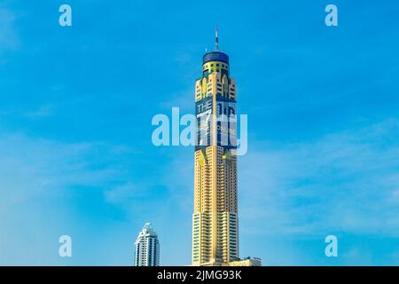 Baiyoke Tower 2 in Bangkok, Thailand. Wolkenkratzer und Wolkenkratzer. Stockfoto