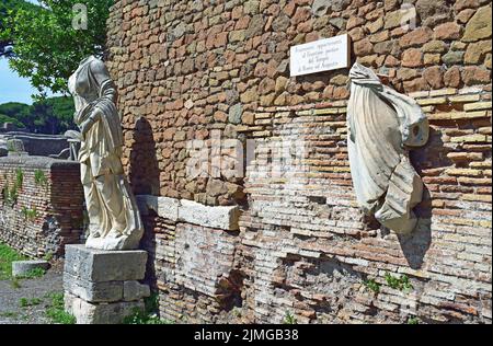 Ostia Antica , Italien, Latium, archäologische Stätte Stockfoto