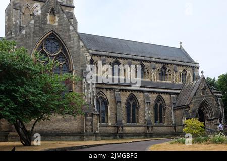 St. Giles Kirche in Camberwell, London, England. Stockfoto