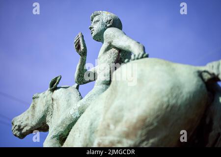 Carl Nielsen Denkmal von Anne Marie Carl Nielsen (1939), Kopenhagen, Dänemark Stockfoto