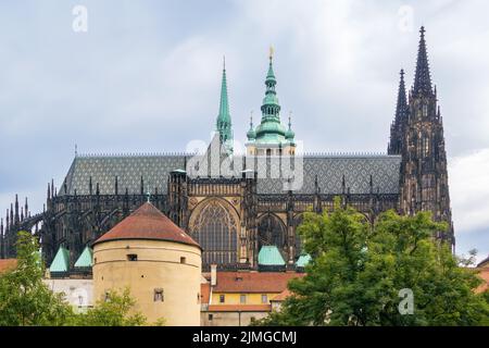 Veitsdom, Prag, Tschechische republik. Stockfoto