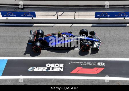 23.07.2022, Circuit Paul Ricard, Le Castellet, FORMULA 1 LENOVO GRAND PRIX DE FRANCE 2022 , im Bild Nichola Latifi (CAN), Williams Racing Stockfoto
