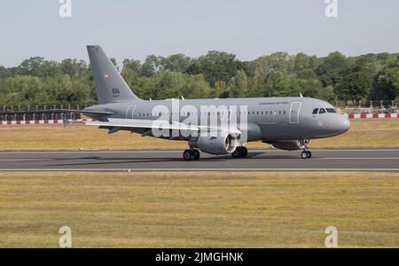 Ungarische Luftwaffe Airbus A319 beim Royal International Air Tattoo Stockfoto