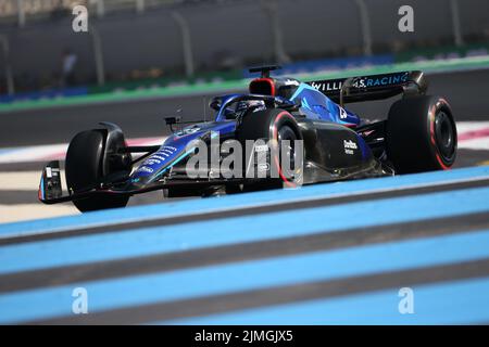 jul 22 2022 Le Castellet, Frankreich - F1 2022 Frankreich GP - freies Training 2 - Alexander Albon (IND) Williams FW44 Stockfoto