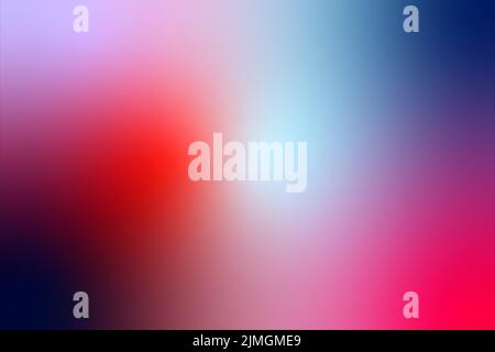 Heller, farbenprächtiger, verwackelte Hintergrund. Gemischte Farben: Blau, rot, pink, lila, weiß. Vektor des fließenden Gradientenmusters Hintergrund. Stock Vektor