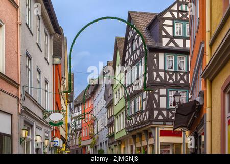 Straße in Wetzlar, Deutschland Stockfoto