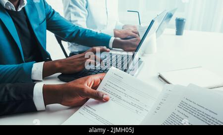 Individuelle Unternehmensberatung Unternehmensmeeting Stockfoto