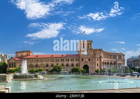 Platz Der Republik, Jerewan, Armenia Stockfoto