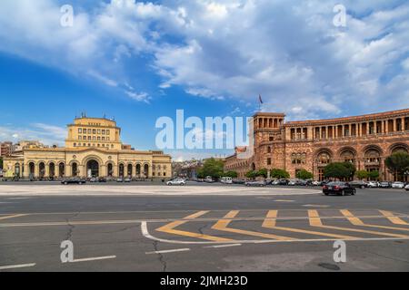 Platz der Republik, Eriwan, Armenien Stockfoto