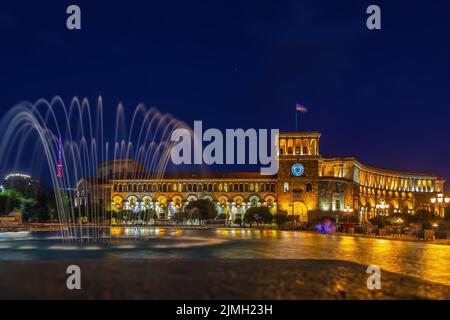 Platz Der Republik, Jerewan, Armenia Stockfoto