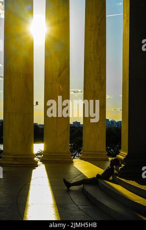 Thomas Jefferson Memorial Stockfoto