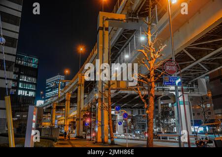 Metropolitan Expressway Kanagawa No. 1 Yokohane Line Stockfoto