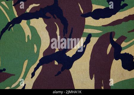 Camouflage-Muster-Hintergrund oder Textur Stockfoto