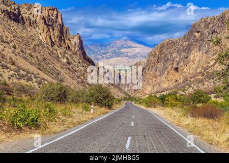 Schlucht des Flusses Amaghu, Armenien Stockfoto