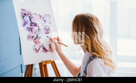 Künstler Lifestyle Malerei Hobby Talent Erstellen Stockfoto