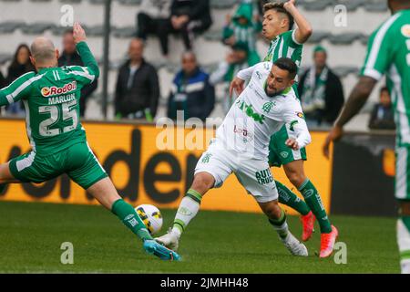 Caxias Do Sul, Brasilien. 06. August 2022. RS - Caxias do Sul - 08/06/2022 - BRASILIANISCH BIS 2022, JUGEND X AMERICA-MG. Der America-MG-Spieler, der gegen Juventude im Alfredo Jaconi Stadium spielt, war 2022 bei der Brasilianischen Meisterschaft. Foto: Luiz Erbes/AGIF/Sipa USA Quelle: SIPA USA/Alamy Live News Stockfoto