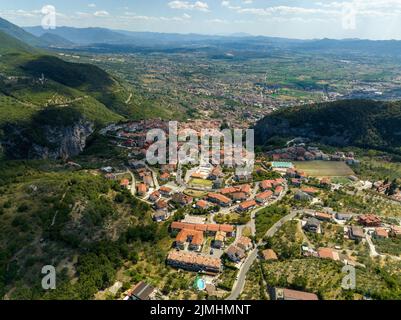 San Marco-campitello Provinz Caserta Italien Landskape matese, Berg, Luftbild Panoramafoto Stockfoto