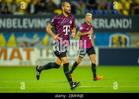 WAALWIJK, NIEDERLANDE - 6. AUGUST: Bas Leon Dost des FC Utrecht während des niederländischen Eredivisie-Spiels zwischen RKC Waalwijk und FC Utrecht am 6. August 2022 im Mandemakers Stadion in Waalwijk, Niederlande (Foto: Geert van Erven/Orange Picts) Stockfoto