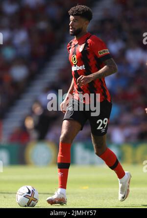 Bournemouth, England, 6.. August 2022. Philip Billing von Bournemouth während des Spiels der Premier League im Vitality Stadium, Bournemouth. Bildnachweis sollte lauten: Paul Terry / Sportimage Stockfoto