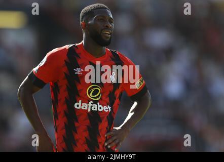 Bournemouth, England, 6.. August 2022. Jefferson Lerma aus Bournemouth während des Spiels der Premier League im Vitality Stadium in Bournemouth. Bildnachweis sollte lauten: Paul Terry / Sportimage Stockfoto