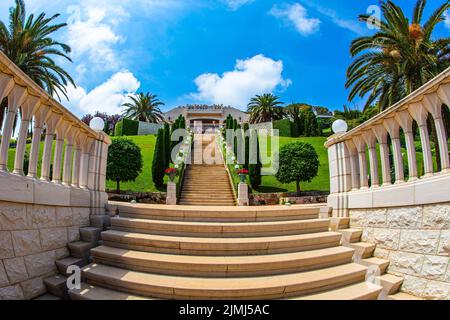 Der Berg Karmel in Haifa Stockfoto