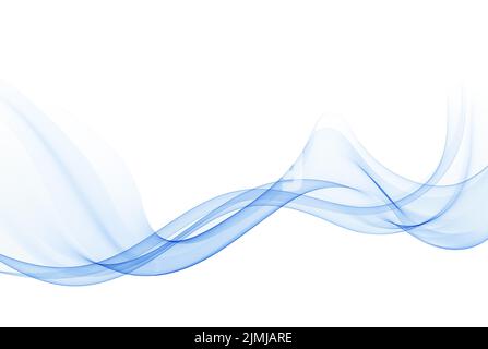 Vektor blau Farbe abstrakt Welle Design-Element Stock Vektor
